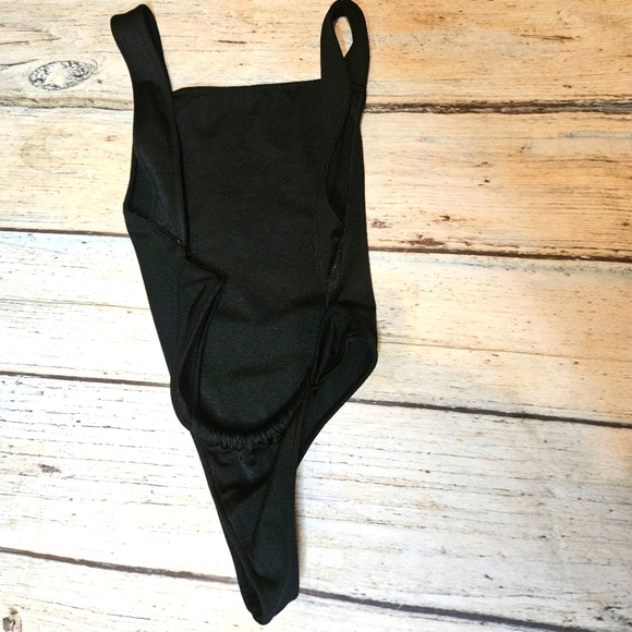 Indah black backless onepiece thong bathing suit - Picture 13 of 15